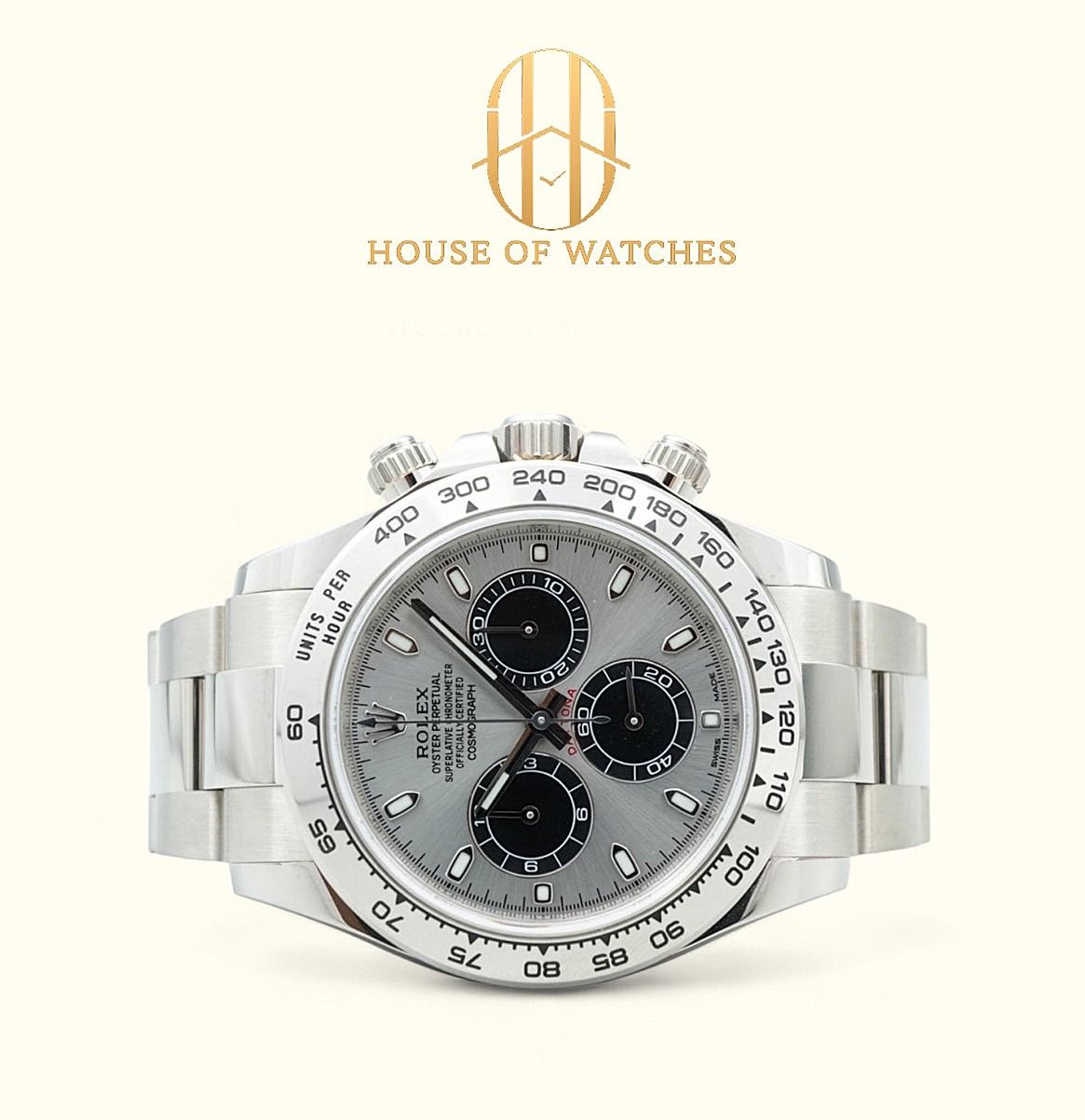 Very Good Condition 2020 Rolex Daytona Ghost Silver Panda Oyster 116509 116509 Grey White Gold Daytona (Category: Watches) located in Singapore. Submitted by houseofwatches.sg (Listing ID 1455959479, Image 1). Description: Stay connected with House of Watches! Very Good Condition 2020 Rolex Daytona Ghost Silver Panda Oyster 116509 Our Price: $54,250 SKU: HS24340 Brand: Rolex Reference: 116509 Condition: Very Good Dated: February 2020 Dial: Steel 
