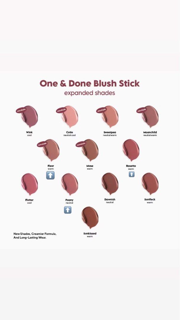 Vice Cosmetics One & Done Blush Stick (Category: Makeup) located in Obando. Submitted by gia_rys (Listing ID 1455918513, Image 3). Description: VICE CO. New RELEASE One & Done Blush Stick 🖤 1-LEFT SHADE: Fleur SRP: ₱295 SELLING PRICE: ₱220 each.