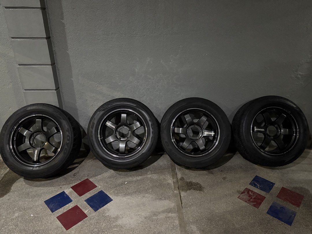 Volk TE 37 5x150 lc100 lc200 (Category: Mags and Tires) located in Antipolo. Submitted by wilcoxx (Listing ID 1455939196, Image 3). Description: For sale Used te37 5x150 ultra large 20 x 9.5 +55 With Toyo 420s dot24 Plastic chrome Rays center caps orig Kyoei lugnuts 250k Rfs: sold my lx.