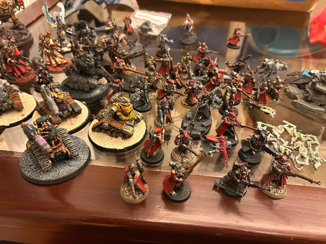 Warhammer Assorted Items - Take All (Category: Gundam & Model Kits) located in Santa Rosa. Submitted by declutteredbyanna (Listing ID 1456018539, Image 2). Description: Assorted Warhammer! -Roughly 2k points of AdMech -Various metal and plastic minis for Eldar -Bits and paints For non BNIS/BNIB 21 Eldar Swooping Hawks (metal) 2 Swooping Hawk Exarch (1 plastic, 1 metal) 1 Eldar Jet thing (forget what it’s called) Roughly 39 Skitarii 2 Tech Priest 