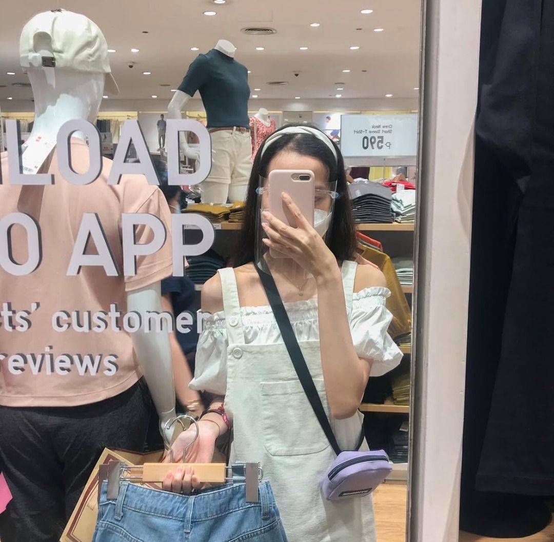 White Corduroy Overall Dress (Category: Dresses) located in Caloocan City. Submitted by kstnlee (Listing ID 1456006394, Image 3). Description: - small but can also fit for kids - rfs decluttering - barely worn - swipe for when worn .