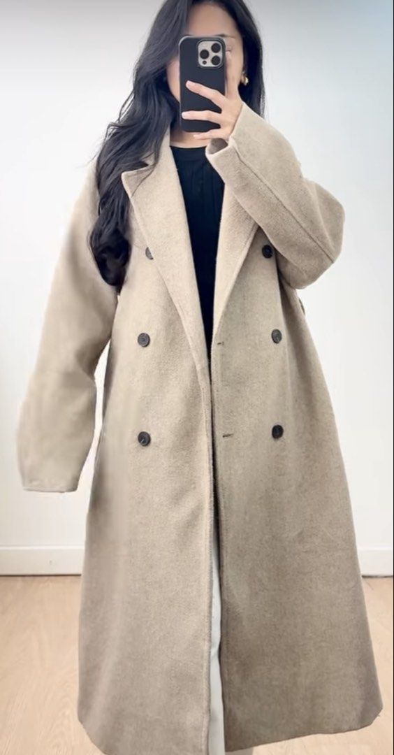 Wool Coat / Long Jacket (Category: Coats, Jackets and Outerwear) located in Taguig. Submitted by rrymjd (Listing ID 1455981073, Image 2). Description: Fits Small-Semi Large frame.