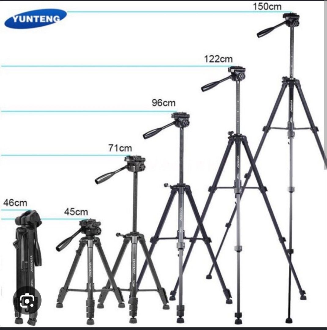 Yunteng VCT-668 Camera Tripod (Category: Tripods & Monopods) located in Paranaque City. Submitted by fiz_collections (Listing ID 1455872202, Image 2). Description: - Yunteng VCT-668 Tripod - Versatile: Works with cameras and smartphones - Max Height: Extends up to 150cm - Compact: Folds down easily for storage - Durable: Sturdy construction for stability - Portable: Comes with a convenient carrying bag - Ideal for: Travel, vlogging, photography, 