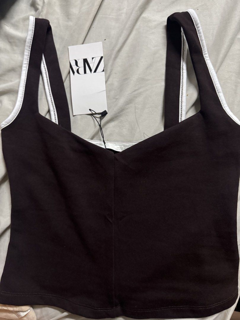 Zara brand new tank top (Category: Sleeveless) located in San Jose del Monte. Submitted by idecluttermythings (Listing ID 1455935732, Image 2). Description: I got this from my recent eu trip but never used it.