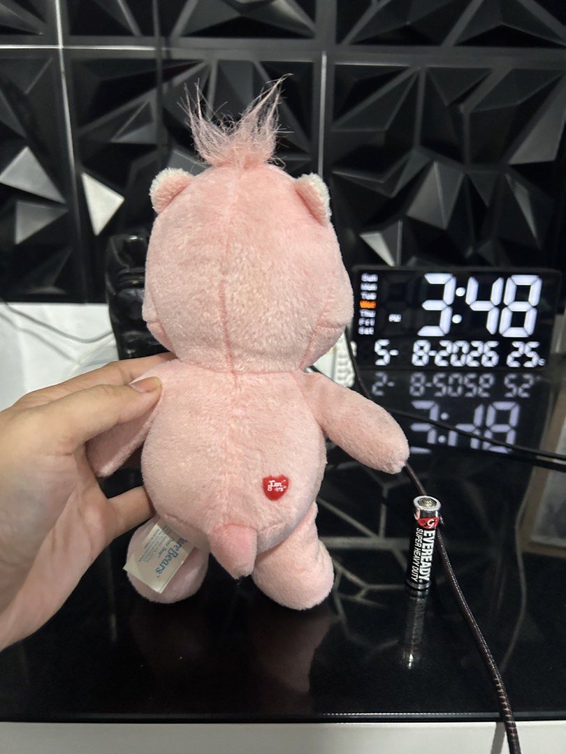 2002 TCFC inc Care Bear Cheer Bear Plush 8” (Category: Plushies & Soft Toys) located in General Trias. Submitted by aprilocampo0412 (Listing ID 1456118953, Image 3). Description: 2002 TCFC inc Care Bear Cheer Bear Plush 8” Hard eyes and nose Good condition, minor stains 180 Loc Tanza Cavite.