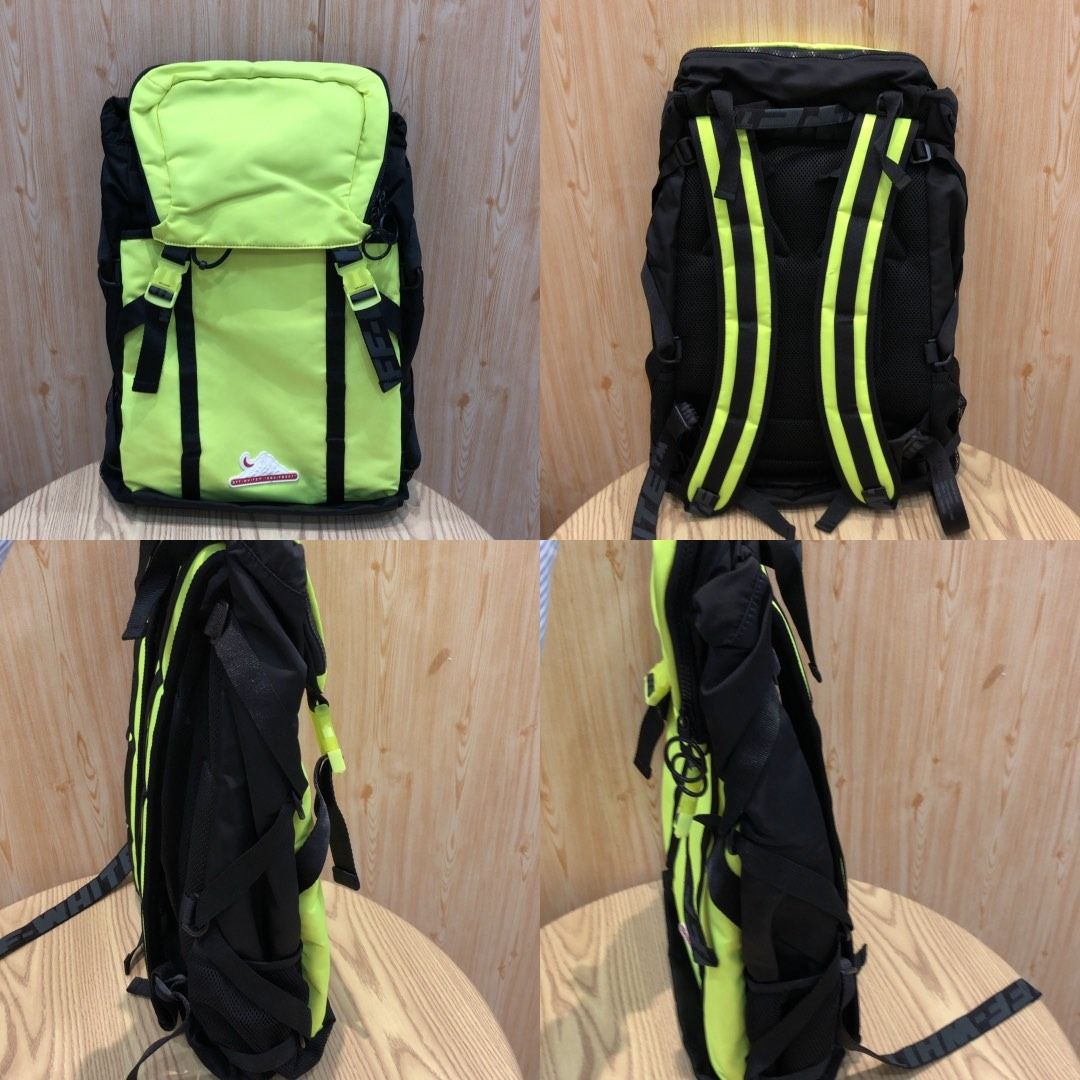 267007771 OFF-WHITE BAG NYLON MOUNTAIN EQUIPMENT BACKPACK (Category: Luxury Bags & Wallets) located in Taguig. Submitted by ecoring.ph (Listing ID 1456100374, Image 2). Description: ◆CONDITION: B+ ◆DESCRIPTIONS: (Other defects/info:) The body of the bag has minimal stains. The rubber logo of the bag is also stained and dirty. Overall, the bag remains in good, almost-new condition. ◆SIZE: ⁎WIDTH: 28cm. (approximately only) *HEIGHT: 52cm. (approxim