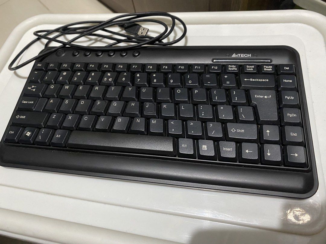A4Tech KLS-5 Ultra-Slim Mini Multimedia Keyboard (Category: Computer Keyboard) located in Dasmarinas. Submitted by pb_declutters (Listing ID 1456066129, Image 1). Description: ✨ WELCOME! PLEASE READ BEFORE MAKING AN OFFER: 📌 Availability: All items listed are AVAILABLE unless marked as sold or deleted. No need to ask "Is this available?" 📍: San Agustin II, Dasmariñas City, Cavite 💵: GCash Only (Strictly Payment First) 🛵 Shipping Options: - J&