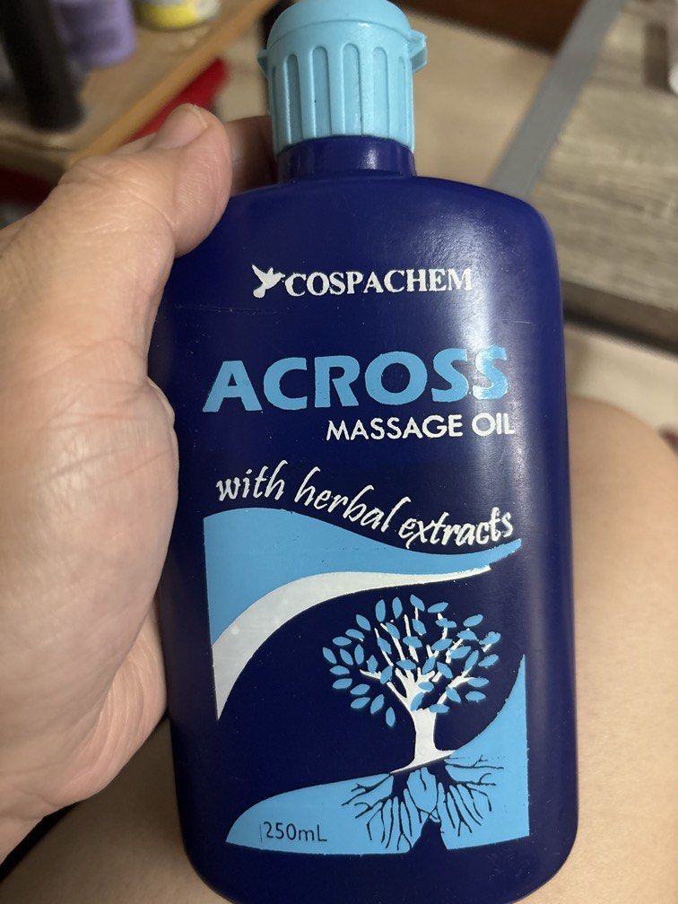 Across massage oil (Category: Body Care) located in Manila. Submitted by vintageaccessories (Listing ID 1456064289, Image 1). Description: .