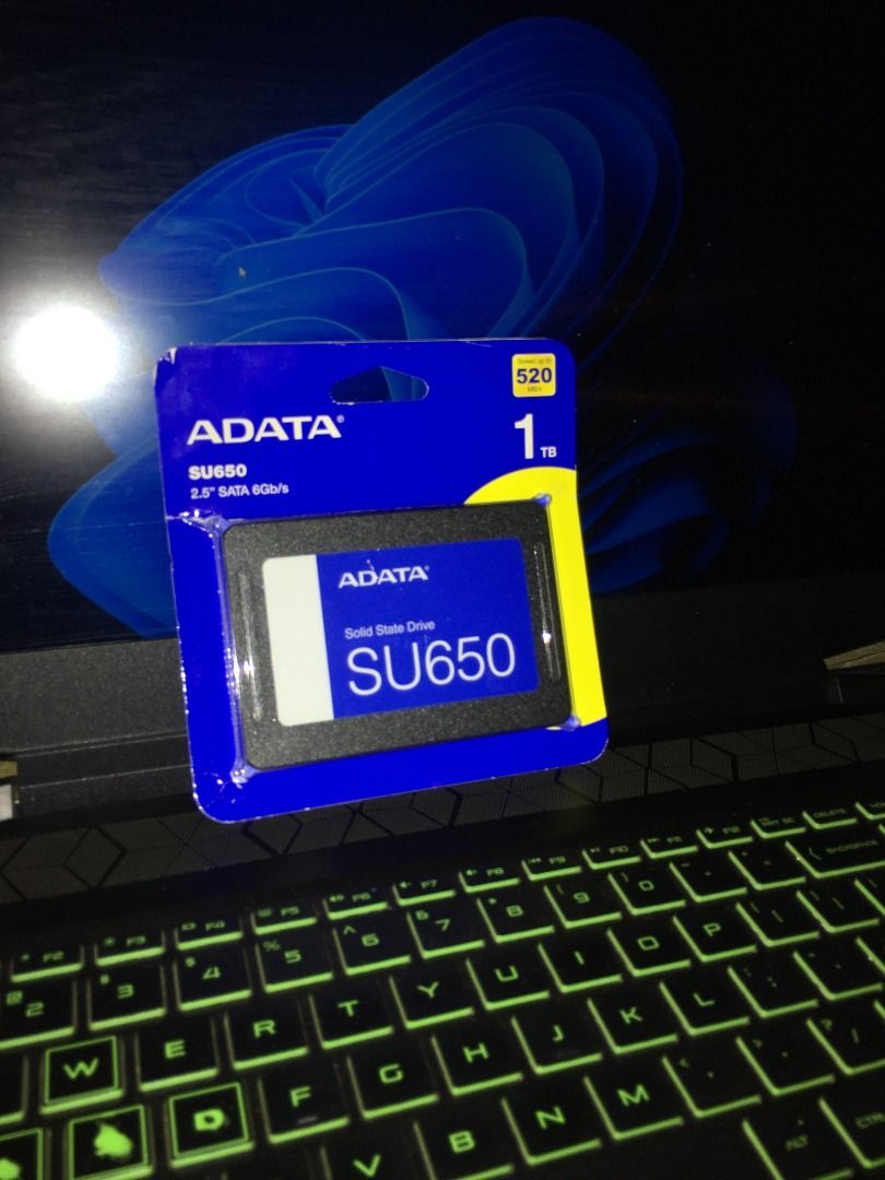 Adata Ultimate SU650 SSD 1TB (Category: Computer Parts) located in Iligan City. Submitted by jude30_ (Listing ID 1456150901, Image 2). Description: Adata Ultimate SU650 2.5” SATA 6Gb/s Internal Solid State Drive (SSD) 100% Health Status Almost 8 months of usage 6000 PHP ONLY! ( 8795 SRP ) 📍 Iligan City 📦 LBC or J&T Shipping fee should be shouldered by the buyer..