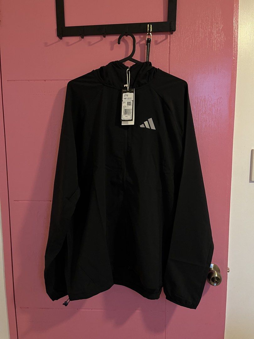 adidas Running adi365 Running Essentials Jacket Men Black JZ7782 (Category: Activewear) located in Manila. Submitted by trying2bbttr (Listing ID 1456080934, Image 1). Description: This is brand new. Bough it for 3k. Selling it for 2.5k Size XL.