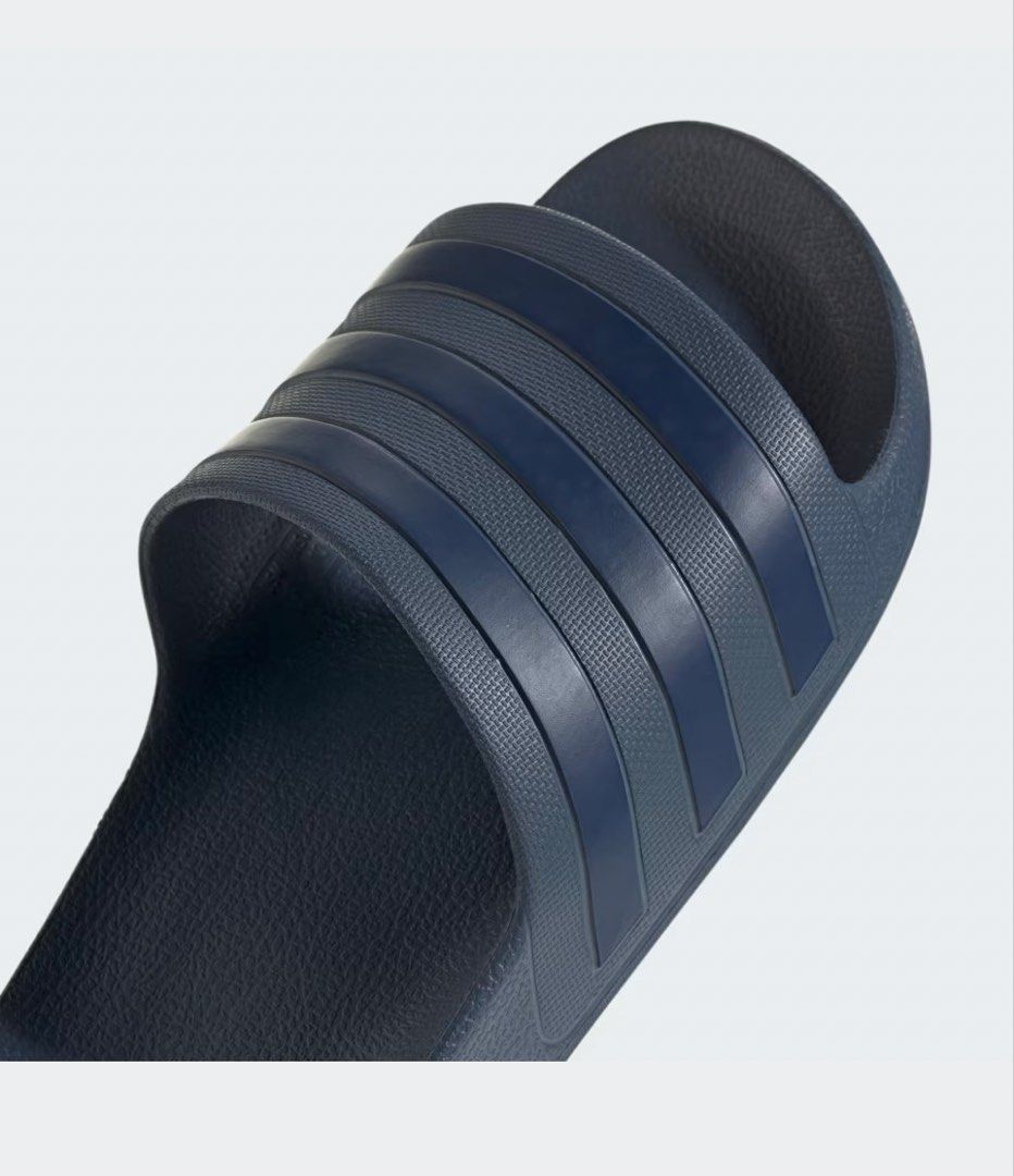 Adilette Aqua Slides (Category: Activewear) located in Cebu City. Submitted by i_am_yasmin (Listing ID 1456167040, Image 2). Description: Adilette Aqua Slides Dark Blue Size 6 Men / 7 Women ₱1299 Brand new with tag 📍 Cebu IT Park, Landers, Jamestown (Mandaue).