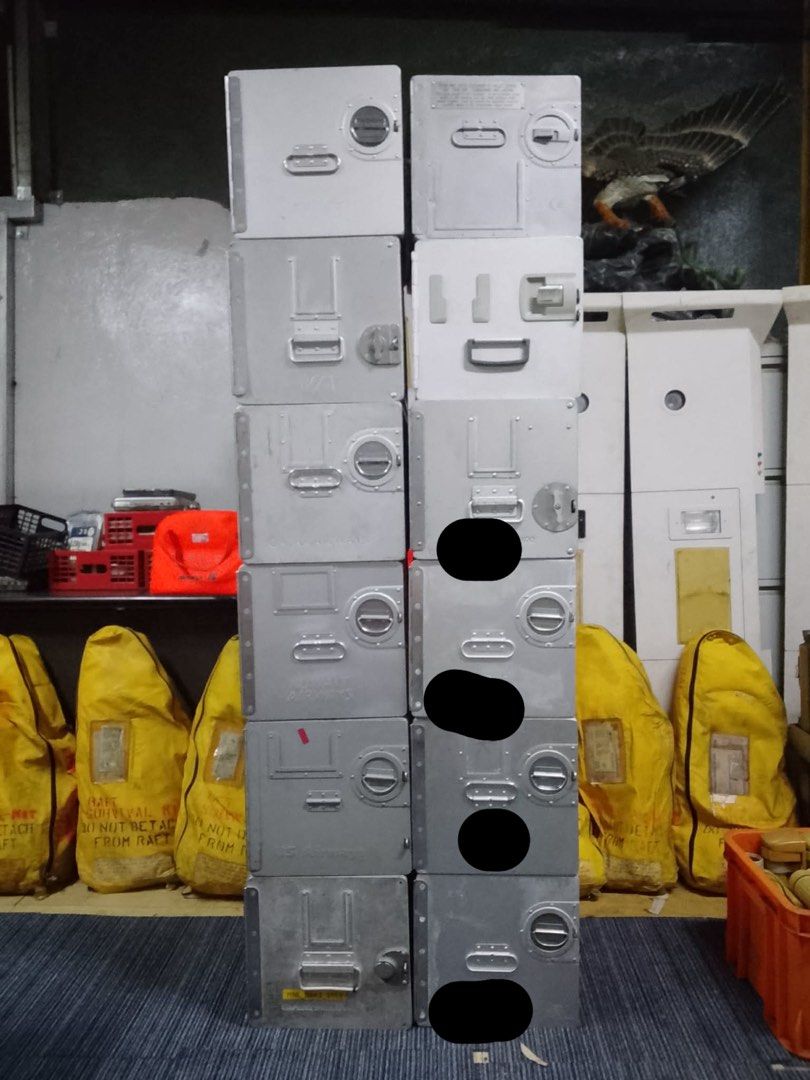 Aircraft Galley Storage Container - Airline Cargo Bin (Category: Storage Boxes & Baskets) located in Paranaque City. Submitted by kathbugho (Listing ID 1456189126, Image 2). Description: - Genuine aircraft galley storage containers - Made of durable aluminum - Stackable design for efficient storage - Versatile use: great for organization or as unique decor - Some units may have minor scuffs from previous use - Approximate dimensions: 10" (height)