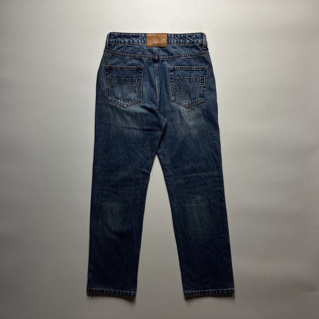 Alexander Wang Shadow Pockets Logo Float Mid-Rise Jeans (Category: Jeans) located in Manila. Submitted by streetsavvy (Listing ID 1456155692, Image 1). Description: Alexander Wang Shadow Pockets Logo Float Mid-Rise Jeans Size: 28 Waist: 30” Length: 39” Inseam: 27.5” Hip: 16” Thigh: 9.5” Knee: 8” Leg Opening: 7.5” Front rise: 11” Measured in Inches Condition: Excellent condition No flaws Made in China 100% Cotton.