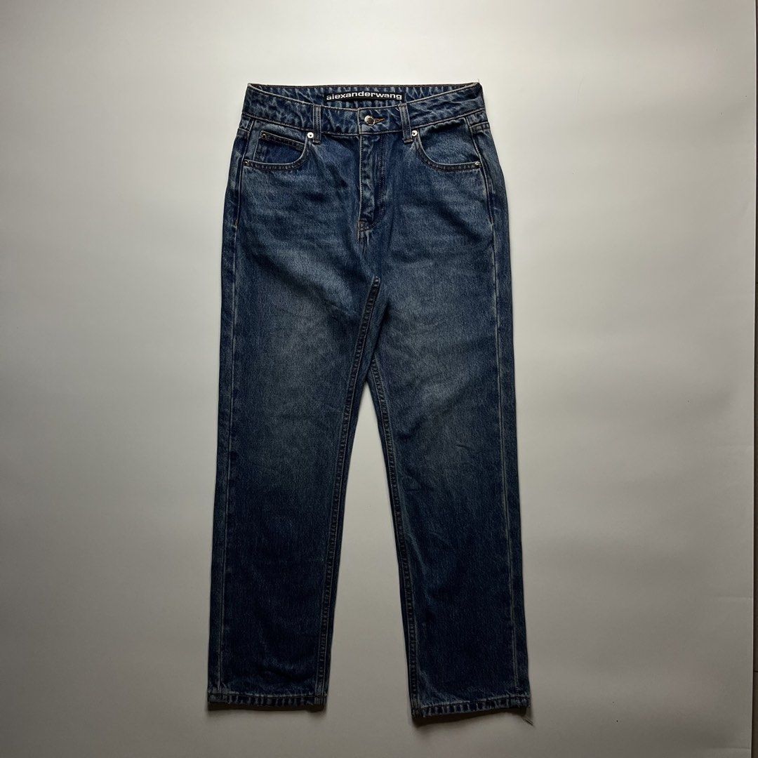 Alexander Wang Shadow Pockets Logo Float Mid-Rise Jeans (Category: Jeans) located in Manila. Submitted by streetsavvy (Listing ID 1456155692, Image 2). Description: Alexander Wang Shadow Pockets Logo Float Mid-Rise Jeans Size: 28 Waist: 30” Length: 39” Inseam: 27.5” Hip: 16” Thigh: 9.5” Knee: 8” Leg Opening: 7.5” Front rise: 11” Measured in Inches Condition: Excellent condition No flaws Made in China 100% Cotton.