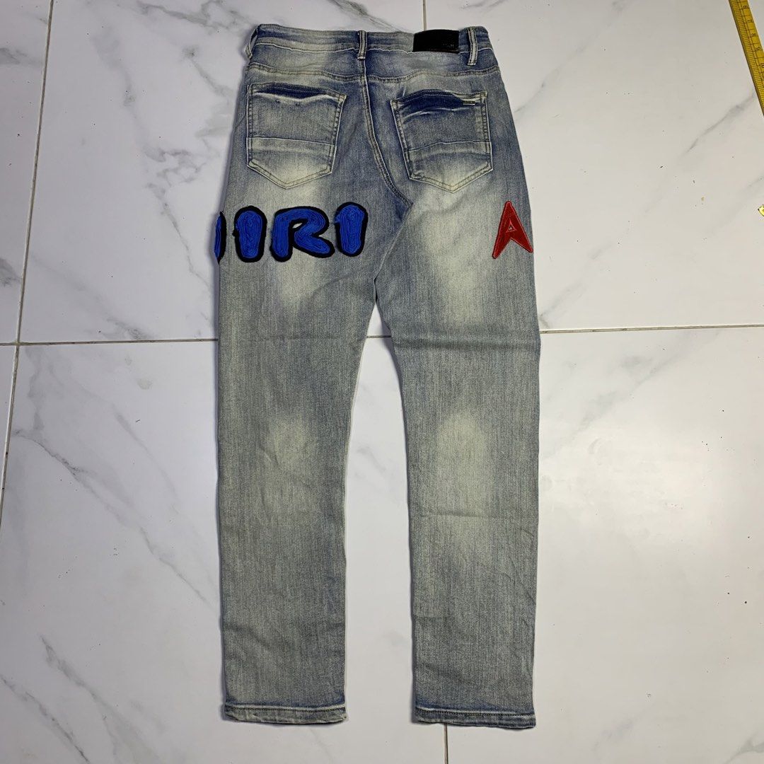 Amiri Distressed Rip Jeans Size 30 (Category: Jeans) located in Mandaue City. Submitted by hannahitems (Listing ID 1456180159, Image 2). Description: Amiri Distressed Rip Jeans Size 30 39.5 length 6 hem Excellent 📥.