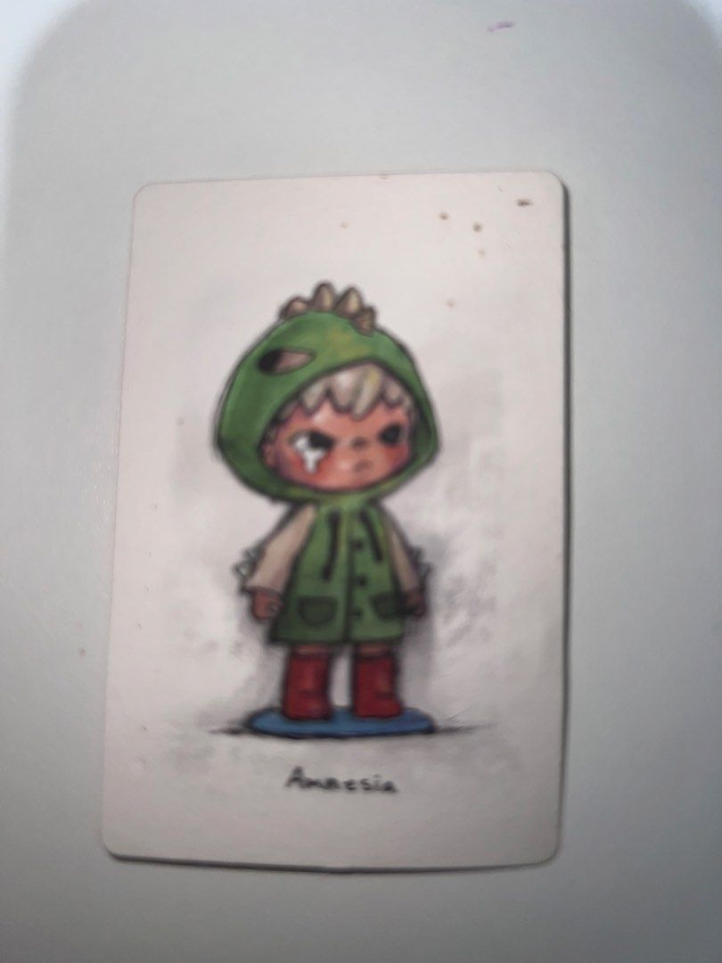 Amnesia Hirono (The other one series) (Category: Designer & Blind Box Toys) located in Malabon City. Submitted by albee222 (Listing ID 1456134249, Image 3). Description: NEGOTIABLE! NO BOX. Inclusions: Hirono and Card.