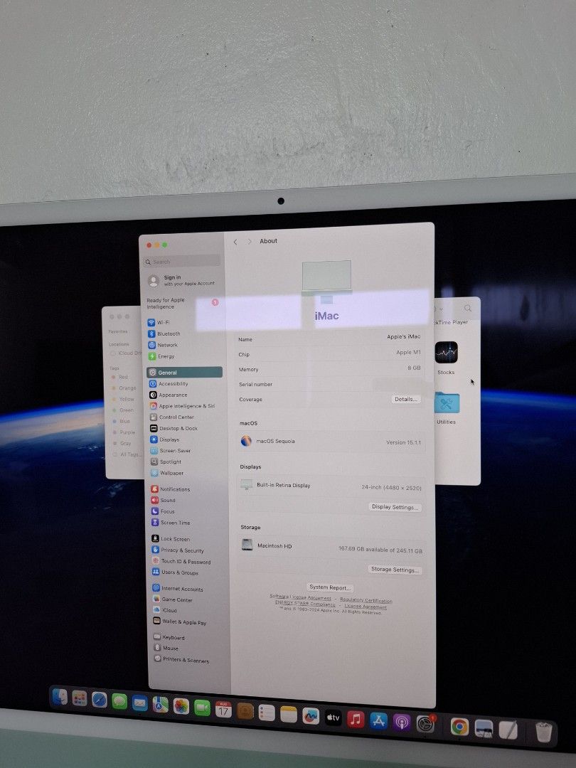 Apple IMAC (Category: Desktops) located in Las Pinas. Submitted by yamanko (Listing ID 1456066928, Image 2). Description: APPLE IMAC 24inches M1.