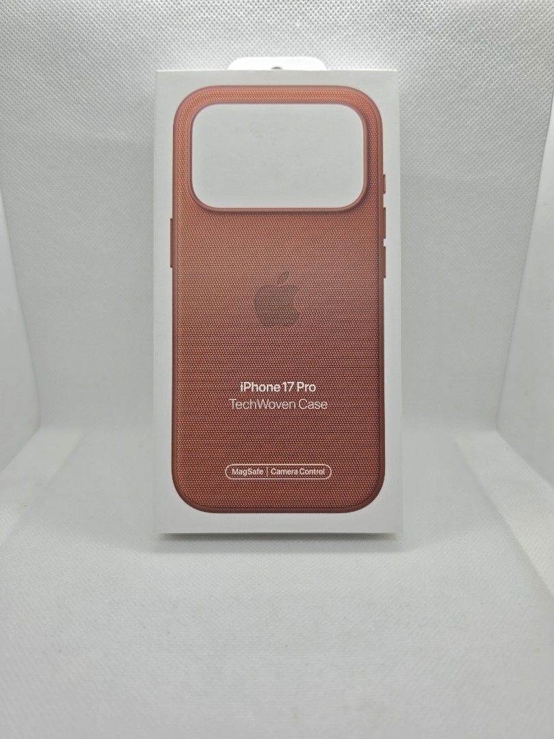 Apple techwoven case for iphone 17 pro (Category: Cases & Sleeves) located in Las Pinas. Submitted by jhered (Listing ID 1456059749, Image 1). Description: Sale Brandnew Original With magsafe Sealed Sale for 3000 Las pinas area.