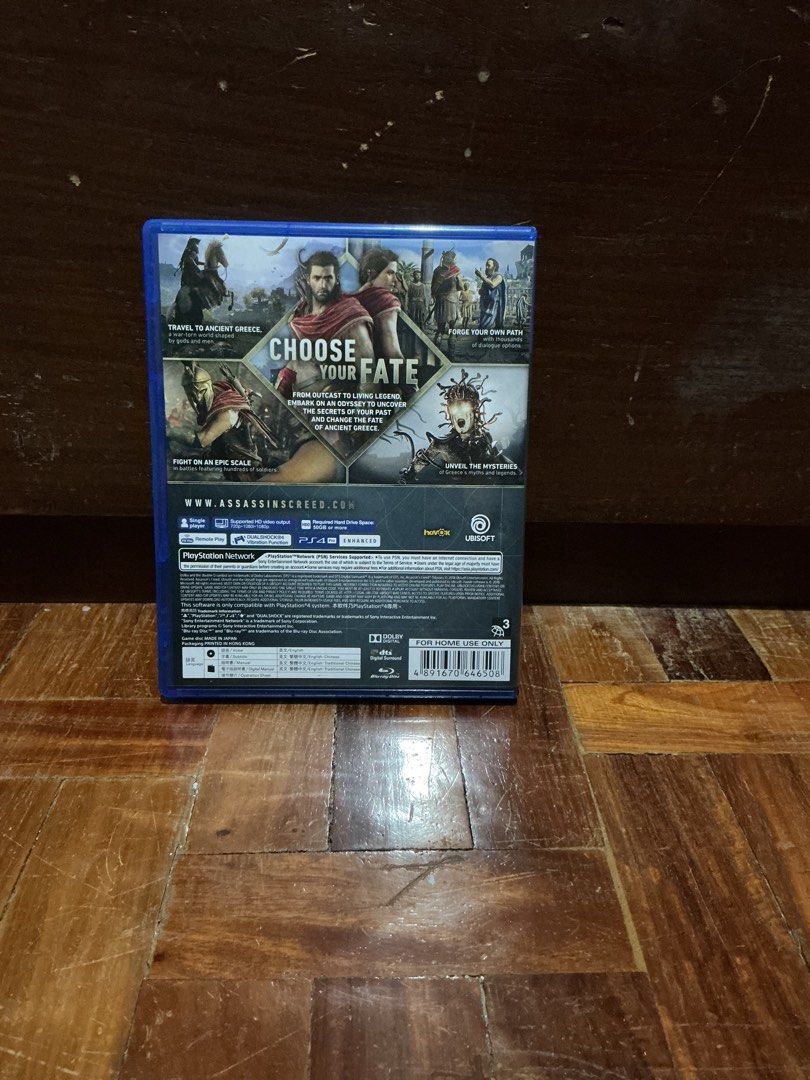 Assassin's Creed Odyssey (Category: PlayStation) located in Muntinlupa City. Submitted by antonrizz (Listing ID 1456095411, Image 2). Description: still works and it has no scratches.
