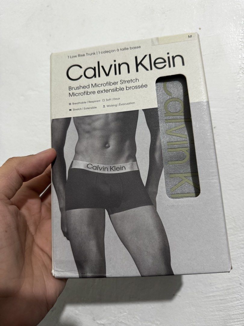 Authentic Calvin Klein (CK) Low Rise Trunk (Category: Underwear) located in Paranaque City. Submitted by jhone_ (Listing ID 1456166030, Image 3). Description: Authentic Calvin Klein (CK) Low Rise Trunk / Boxer Brief Bought from Malaysia Guaranteed Authentic All in Size Medium.