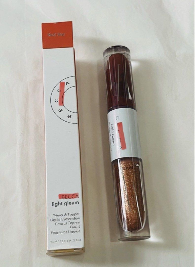 Becca LIGHT GLEAN PRIMER&TOPPER LIQUID EYESHADOW 3.7g (Category: Makeup) located in San Juan City. Submitted by cashfrancefashioncosmetics_ph (Listing ID 1456090112, Image 1). Description: Becca LIGHT GLEAN PRIMER&TOPPER LIQUID EYESHADOW 3.7g SHADE RED STAR 📌1150ONLY.