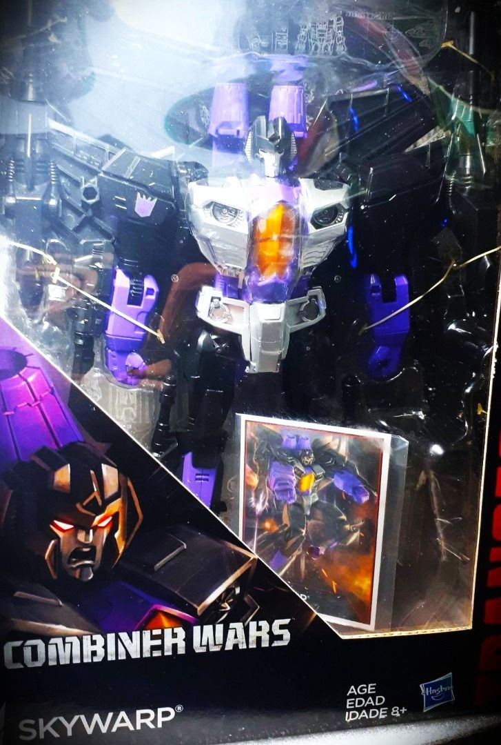 BIB CW SKYWARP Leader Class Hasbro Autobot Transformers (Category: Figurines & Statues) located in Pasay City. Submitted by Chariselyn (Listing ID 1456197425, Image 1). Description: BIB CW SKYWARP (2,000+sf) Leader Class Hasbro Autobot Transformers Series: Combiner Wars, 2015 Scale: 9 inches Stock: 1 Issues: 0 Accessories: complete Box Condition: 9/10 Mode of Payment: GCash or through your rider Shipping options: Payment first before delivery, vi