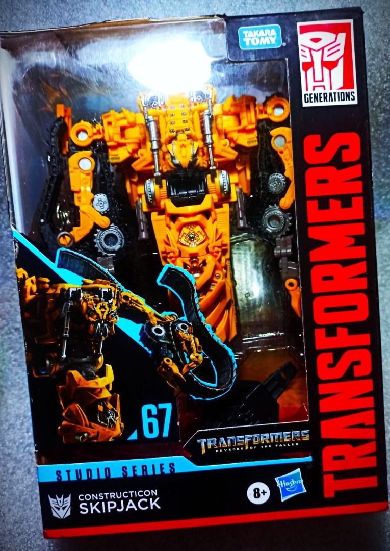 BIB SS67 DEVASTATOR SKIPJACK Voyager Class Hasbro Decepticon Transformers (Category: Action & Battle Toys) located in Pasay City. Submitted by Chariselyn (Listing ID 1456197052, Image 1). Description: BIB SS67 DEVASTATOR SKIPJACK (2,500+sf) Voyager Class Hasbro Decepticon Transformers Series: Movie - Transformers: Revenge of the Fallen, 2009 Scale: 7 inches Stock: 1 Box condition: 10/10 Issues: 0 Accessories: complete Mode of Payment: GCash or th