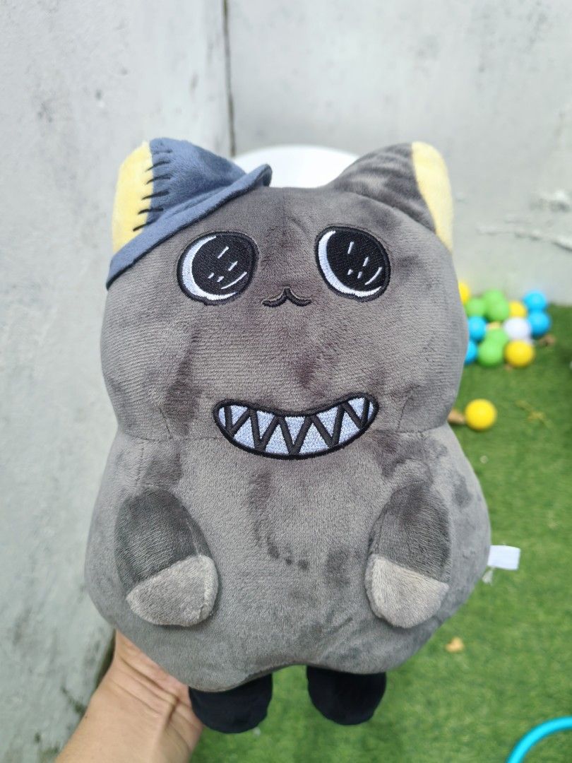 BIG Plush Doll - Tsukaima Munyammy (Category: Plushies & Soft Toys) located in Cebu City. Submitted by dudes_villanueva (Listing ID 1456169547, Image 3). Description: BIG Plush Doll - Tsukaima Munyammy 📌 This specific character is created by the popular online creator Yugashi (ゆ菓子) and was released as a limited-edition amusement crane game prize by the Japanese toy manufacturer Fukuya. 📌 It features a round, grey body, a big stitched toothy gri
