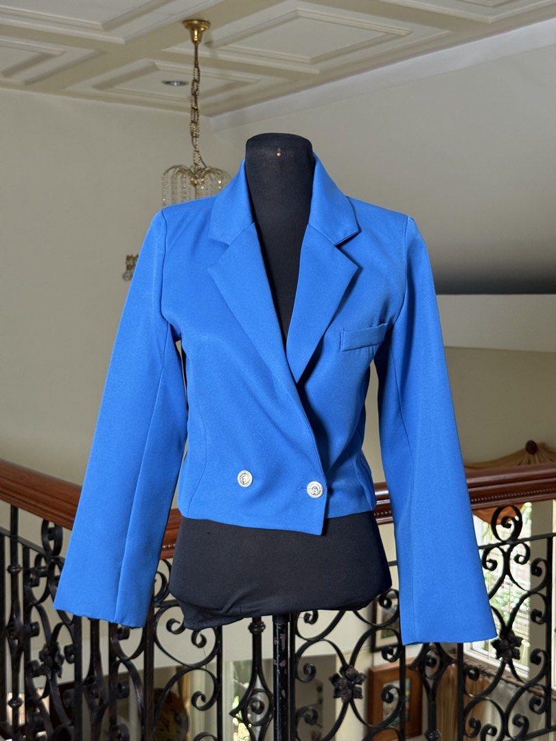 Blue Coat Top (Category: Longsleeves) located in Makati City. Submitted by VersatileBabe (Listing ID 1456170010, Image 2). Description: .