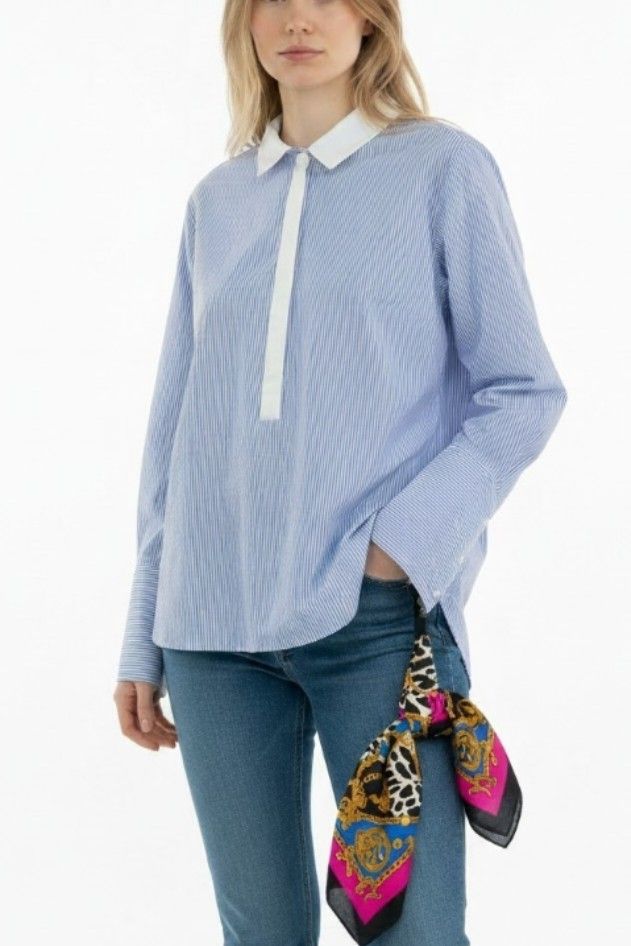 BNWT Marks & Spencer M&S striped shirt (Category: Longsleeves) located in Batangas. Submitted by thevanitychamber (Listing ID 1456142496, Image 1). Description: good for large to xxl.