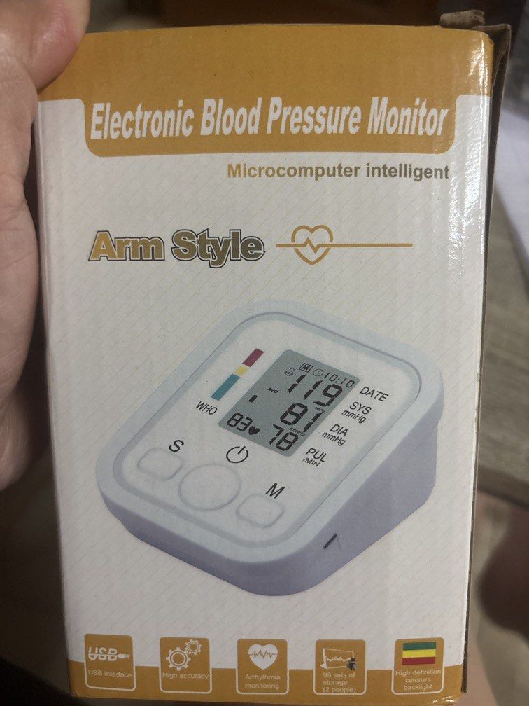 Bp monitor matic (Category: Health Monitors & Weighing Scales) located in Manila. Submitted by vintageaccessories (Listing ID 1456064848, Image 1). Description: .