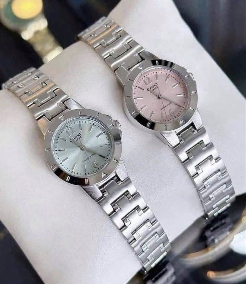 Casio Quartz Stainless Steel Watch (Category: Women's Watches) located in Quezon City. Submitted by mihoho13 (Listing ID 1456143285, Image 1). Description: - Silver Casio Watch - Quartz Movement - Water Resistant - Metal Strap with Fold-over Clasp - Simple & Classic Design - Great for Everyday Wear - Works Well.