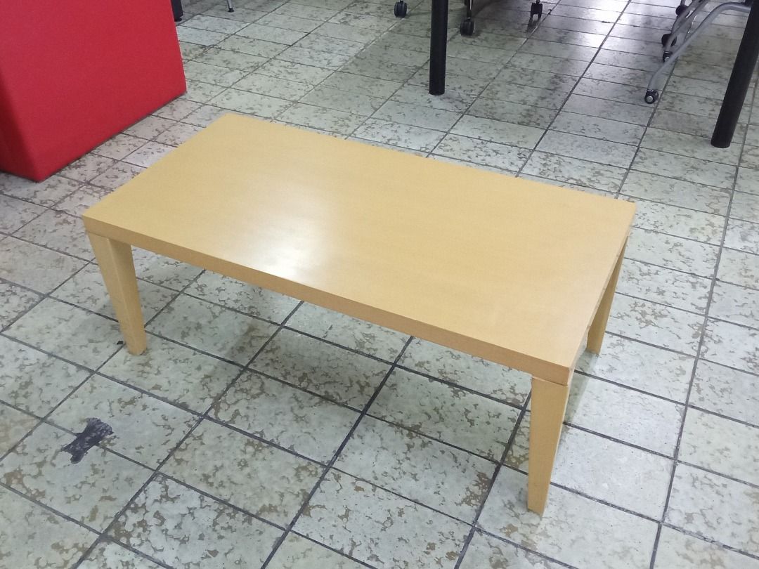 CENTER TABLE (Category: Tables & Sets) located in Valenzuela. Submitted by jesspesongco (Listing ID 1456063193, Image 2). Description: CENTER TABLE BRAND: SOGOKAGU SIZE: W:100 L:50 H:40 PRICE: 4,000 - Simple and sturdy coffee table - Light wood finish - Rectangular shape with four legs - Perfect for living room or study - Easy to clean surface 📍 LOCATION: OFFICEBUSTERS BALINTAWAK 👤 Look for: Hesus 📞 0961-690-4709.