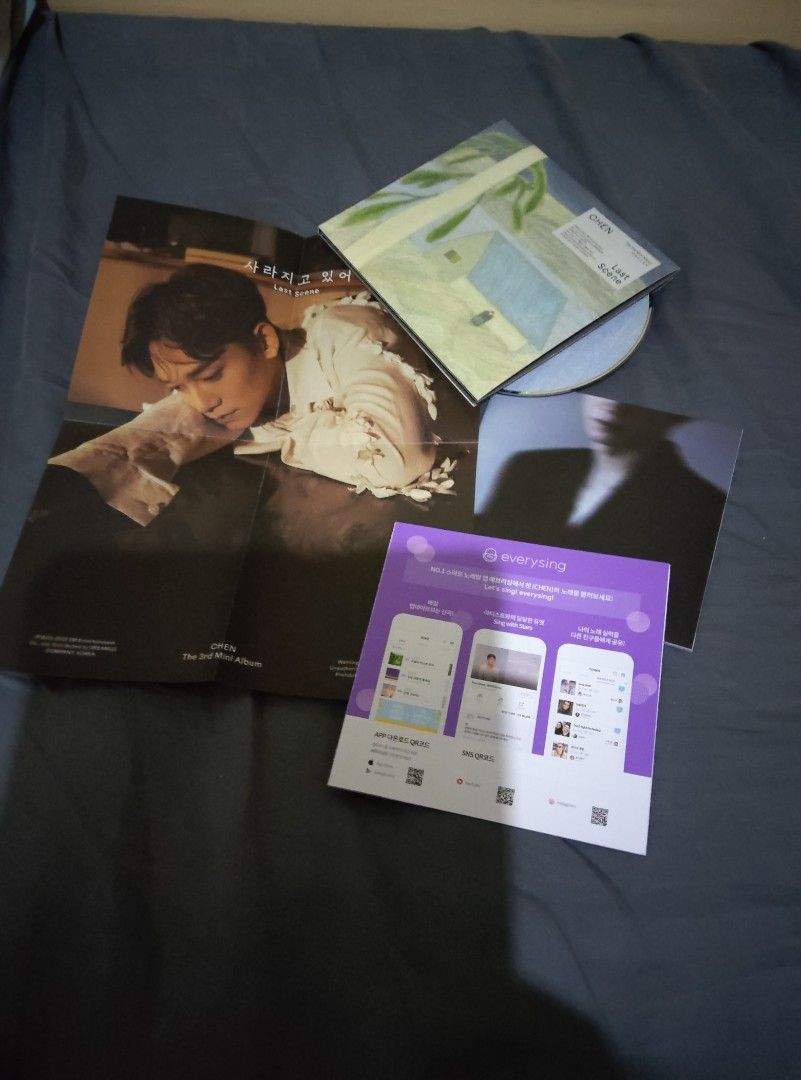 CHEN The 2nd Mini Album Last Scene Digipack Set (Category: CDs & DVDs) located in Manila. Submitted by pmramo (Listing ID 1456152783, Image 3). Description: - CHEN The 2nd Mini Album 'Last Scene' - Set includes two (2) albums any questions - includes mini poster, photobook, and CD - CD never been played .