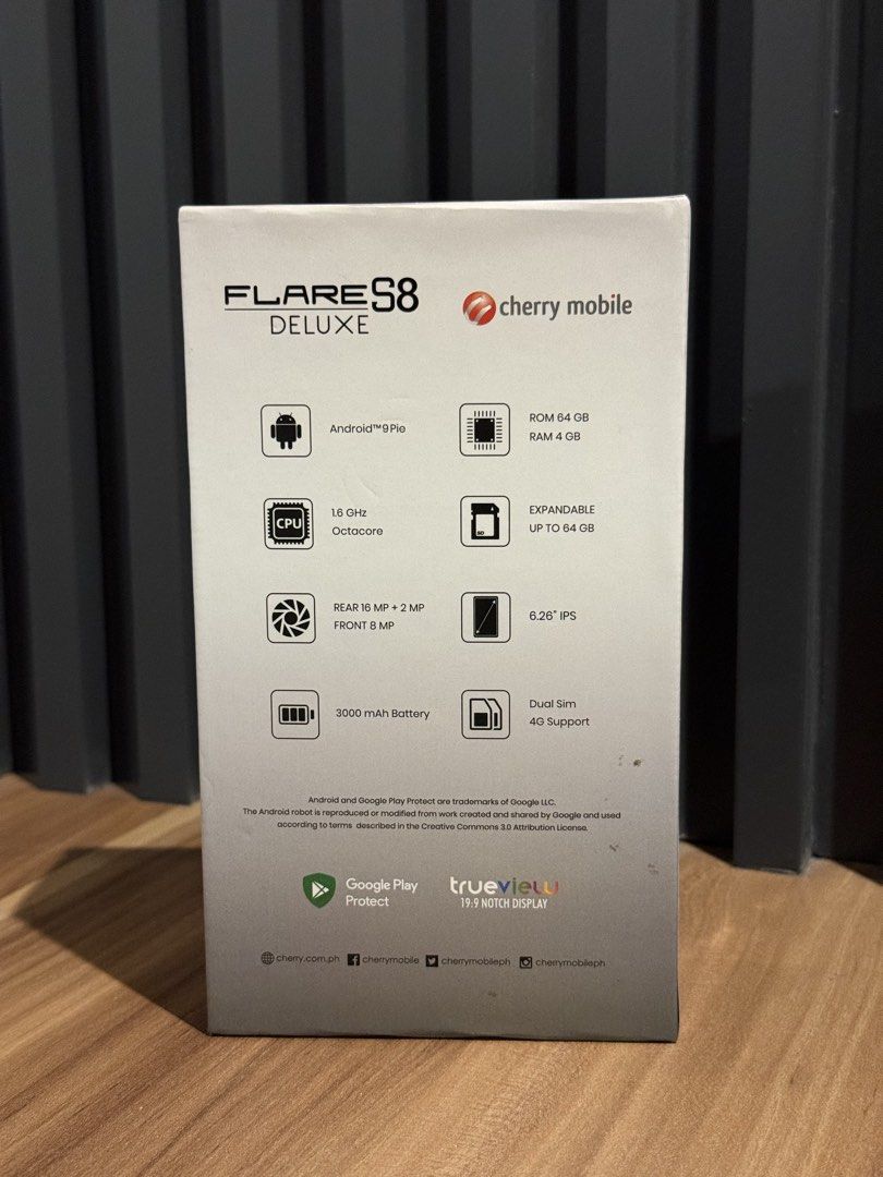 Cherry Mobile Flare S8 (Category: Android Others) located in Bacoor. Submitted by buy.sell.style.ph (Listing ID 1456204977, Image 2). Description: Opened but unused May pagbibigyan sana na empleyado kaso umalis.