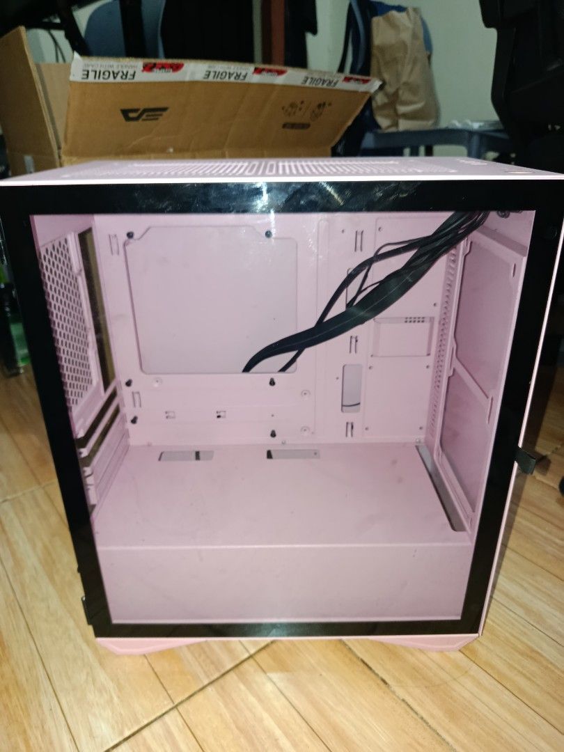 PC Case - Darkflash Dlm22 (Category: Computer Parts) located in Manila. Submitted by abelmique.22 (Listing ID 1456090739, Image 1). Description: Good as new Complete hardware (screws) 2k bnew price online RFS: Changed my case only because of color.