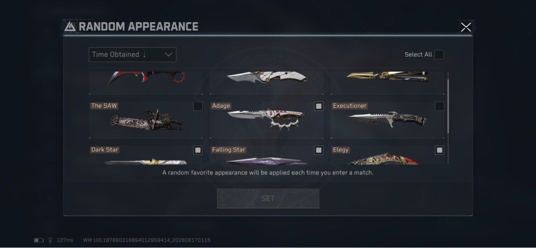 Delta force stack acc (Category: Game Gift Cards & Accounts) located in Singapore. Submitted by jdpanda (Listing ID 1456061140, Image 2). Description: have almost every thing dm for more info steam sever red skin - d wolf/hack claw /veron.