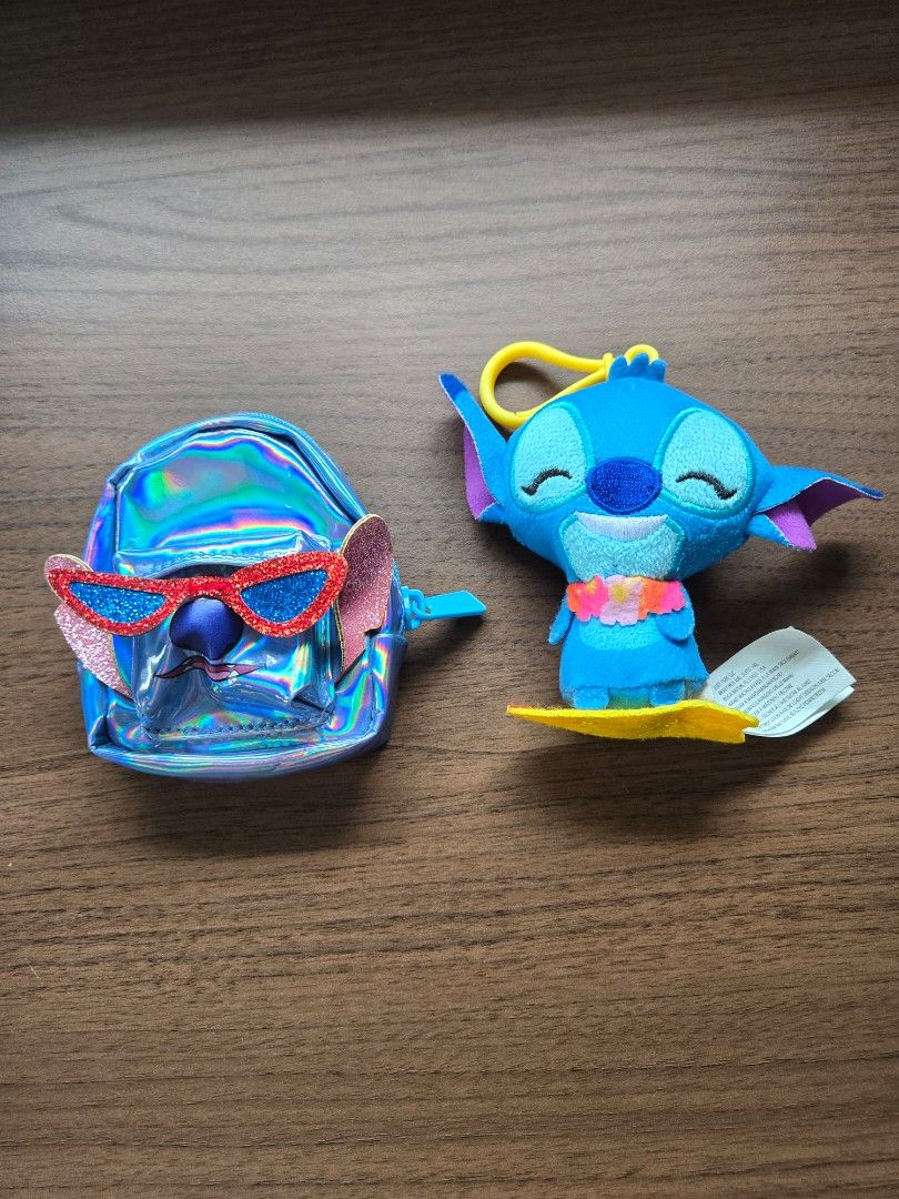 Disney Stitch Plush Keychain and Real Little (Category: Plushies & Soft Toys) located in Marilao. Submitted by 4dyfaith (Listing ID 1456055857, Image 1). Description: Selling as Set. Location: Marilao Bulacan Shipping: J&T A must-have for Stitch enthusiasts.