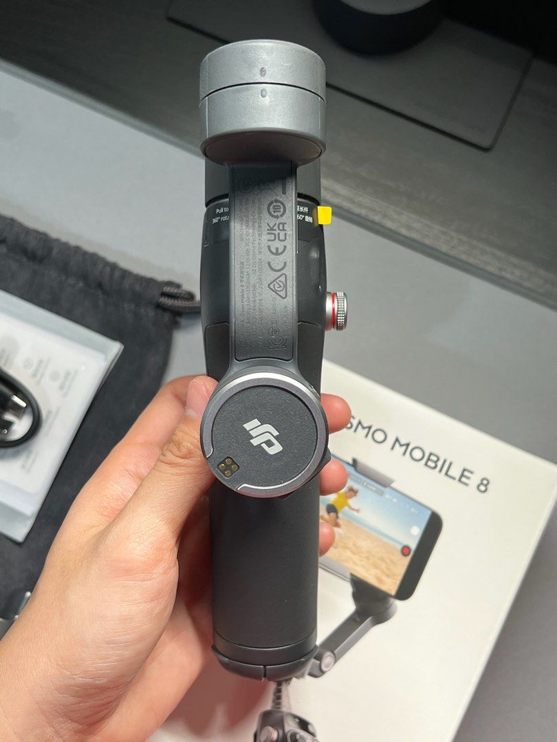 DJI Osmo Mobile 8 Standard Combo (Category: Gimbals & Stabilizers ) located in Malabon City. Submitted by enricogomez (Listing ID 1456192471, Image 3). Description: DJI Osmo Mobile 8 Standard Combo • excellent condition (used once only) • under warranty til Aug. 2027 Inclusions • osmo mobile 8 • magnetic phone clamp • storage pouch • usb-c cable for charging / audio • power cable • manuals • box Preferably meetup only for safe transactions. Thank