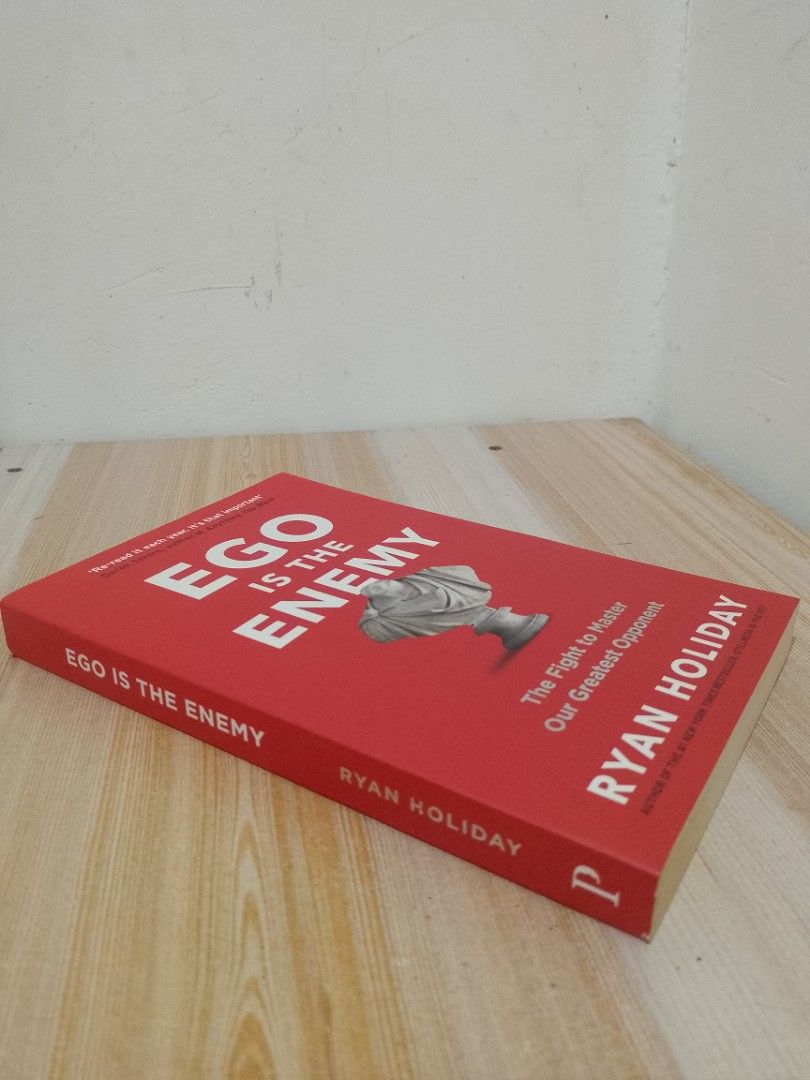 Ego is the Enemy by Ryan Holiday (Paperback) (Category: Storybooks) located in Tampakan. Submitted by pagely. (Listing ID 1456113453, Image 2). Description: CONDITION: Lightly used with visible signs of use and age. Some foxing on the page edges. Inside pages are clean and readable. Please manage your expectations as this is a preloved book. Minor signs of wear, age, and foxing are expected. PRICE: PHP 200 (PRICE IS FINAL. NO HAGGLING 😊) SHIPPIN
