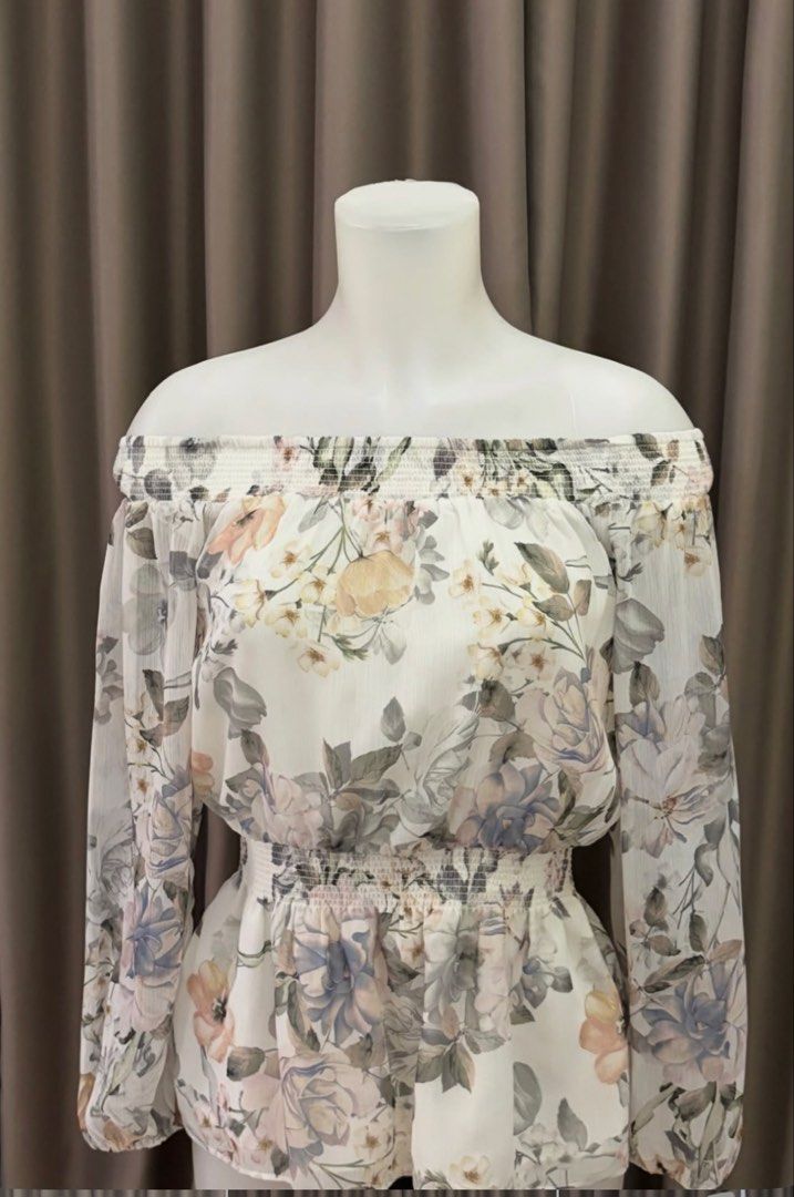Ever New Off Shoulder Blouse (Category: Blouses) located in Pasig City. Submitted by ivanvibal (Listing ID 1456190381, Image 1). Description: .