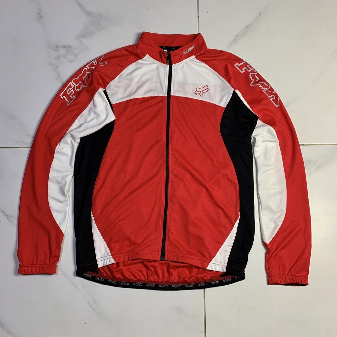 Fox Racing Cycling Jersey Reflectorized Logo (Category: Coats, Jackets and Outerwear) located in Mandaue City. Submitted by hannahitems (Listing ID 1456182328, Image 1). Description: Fox Racing Cycling Jersey Reflectorized Logo L on tag 20 width 26 length Asnew -999.