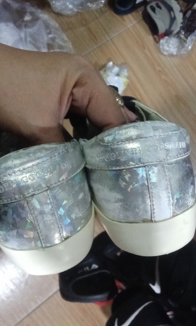 GGDB shoes (Category: Luxury Accessories) located in Koronadal. Submitted by glads08089 (Listing ID 1456150113, Image 3). Description: GGDB superstar holographic print leather shoes size 36 in tag.