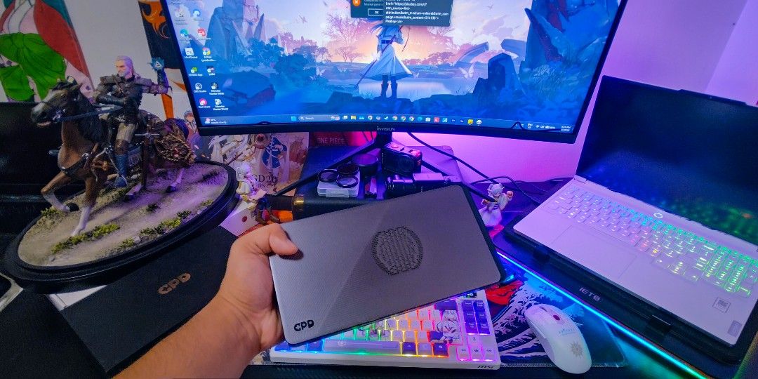 GPD G1 eGPU RX7600M XT (Category: Computer Parts) located in Manila. Submitted by hextechz (Listing ID 1456139069, Image 2). Description: ## GPD G1 eGPU — RX 7600M XT 8GB | Compact & Powerful External GPU 🚀 **FOR SALE: GPD G1 External GPU (eGPU)** Turn your compatible handheld, mini PC, or laptop into a much more capable gaming machine! The **GPD G1** comes with a built-in **AMD Radeon RX 7600M XT 8GB GDDR6** GPU, giving you a huge graphics upgr