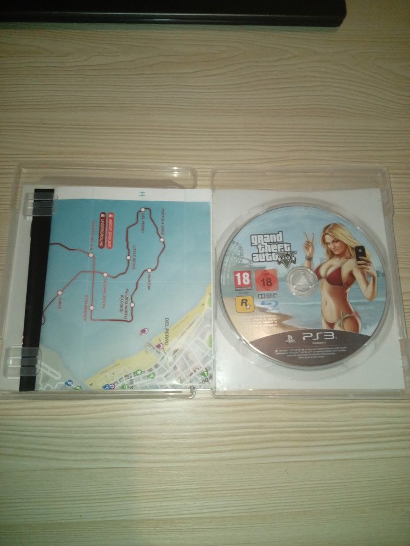 Grand Theft Auto V PS3 Game (Category: PlayStation) located in Lipa City. Submitted by gabesfinds (Listing ID 1456163143, Image 3). Description: Includes in-game map and insert Rare item, like new condition Meetup lipa city Thanks for Looking :).