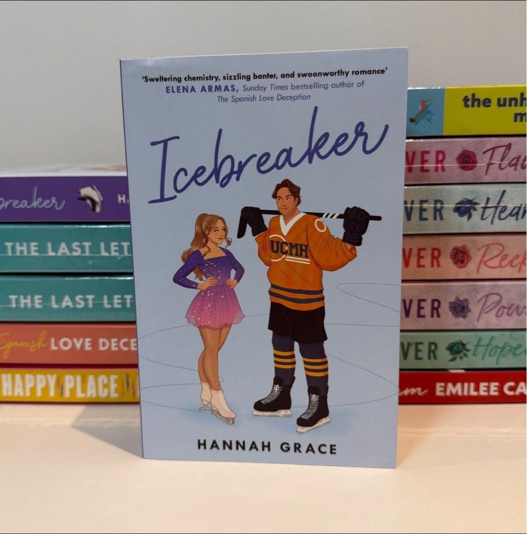 Icebreaker by Hannah Grace (Category: Storybooks) located in Las Pinas. Submitted by gavldrn (Listing ID 1456184039, Image 1). Description: 📚 ICEBREAKER by Hannah Grace ✨ Price: ₱420 (now ₱380) Condition: like new, no issues, vgc 📍 las piñas, metro manila 💳 gcash, bdo pay 📦 sco, j&t, gogo express, same day delivery.