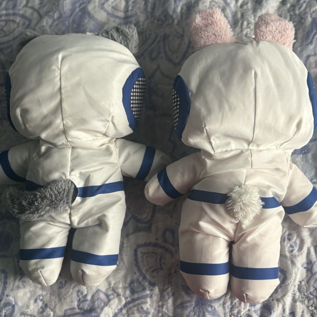 IKEA 2 Astronaut Plush Toys - Cat & Bunny (Category: Plushies & Soft Toys) located in Manila. Submitted by k11tsur11 (Listing ID 1456068328, Image 2). Description: ! Read here first ! Hii this is my acc for selling my declutering stuff All items are negotiable since its preloved Full payment only No refunds No reply within 24hrs after mine invalid I also accept COD Can ship items asap With random freebies MOP: Gcash or COD MOD: Shope checkout or 
