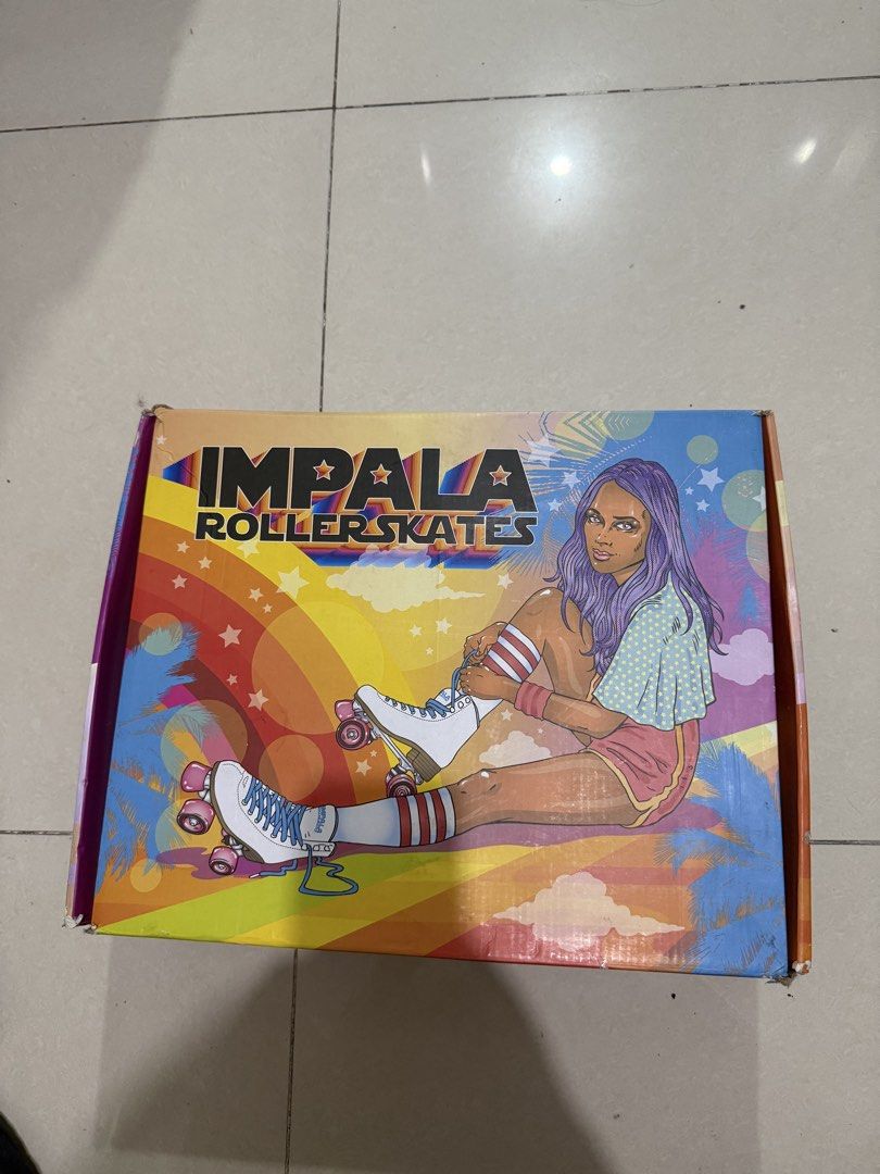 Impala Rollerskates (Category: Skates, Rollerblades & Scooters) located in San Juan City. Submitted by luigicuyugan (Listing ID 1456055064, Image 2). Description: FOR SALE Brand new Fitted only Size - US 7 womens Price is5,800 Complete with box Dm for details .