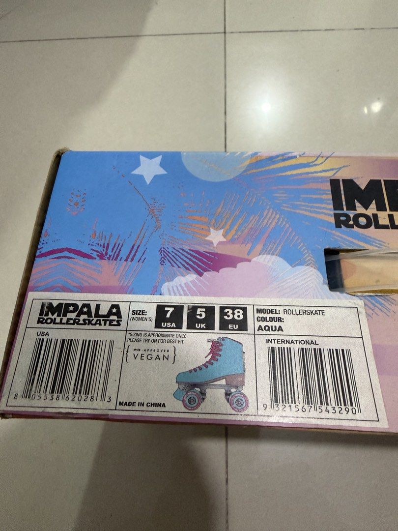 Impala Rollerskates (Category: Skates, Rollerblades & Scooters) located in San Juan City. Submitted by luigicuyugan (Listing ID 1456055064, Image 3). Description: FOR SALE Brand new Fitted only Size - US 7 womens Price is5,800 Complete with box Dm for details .