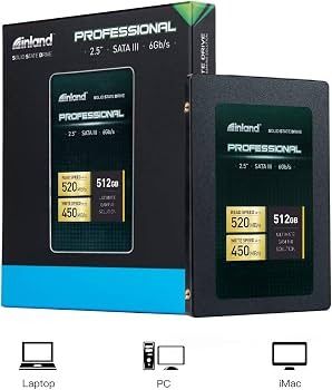 由 samuel_05 (刊登 ID 1456207376，圖片 1) 提交，位於 台北市 (Taipei) 的 二手Inland Professional 512GB 2.5吋 SATA3 SSD 固態硬碟 (類別：硬碟及儲存裝置)，說明： 9 成新，功能完全正常，外觀良好。經 CrystalDiskInfo 檢測健康度達 99%，低溫且無壞軌。。